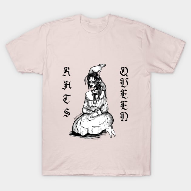 Rats Queen T-Shirt by CAOS Y NICOTINA